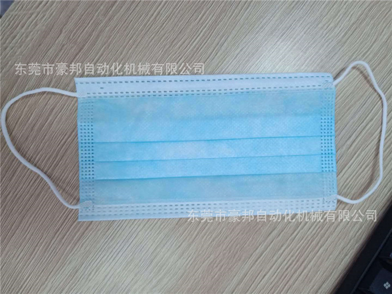 一拖一平面口罩機全自動平面口罩機高速平面口罩生產線